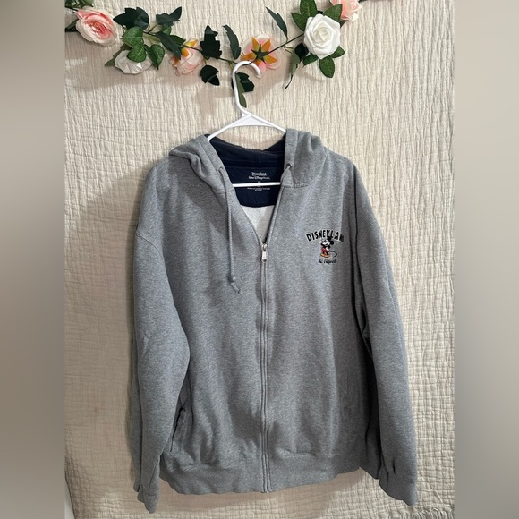 Disney Tops - Disneyland 1955 Zip Hoodie Sweatshirt - Size Large